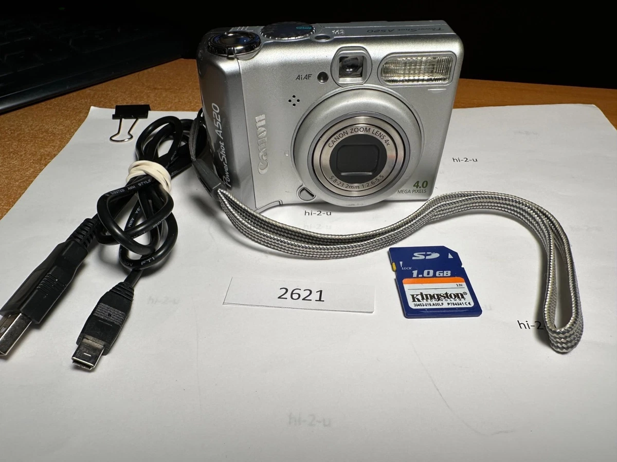 Preços baixos em Câmeras digitais Canon PowerShot A520 | eBay