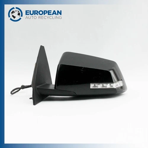 2009-2012 GMC ACADIA Left Drivers Side Black Door Mirror - OEM 22791358