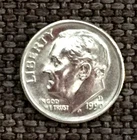1990 D Dime Roosevelt, very nice, actual coin in picture, free shipping.