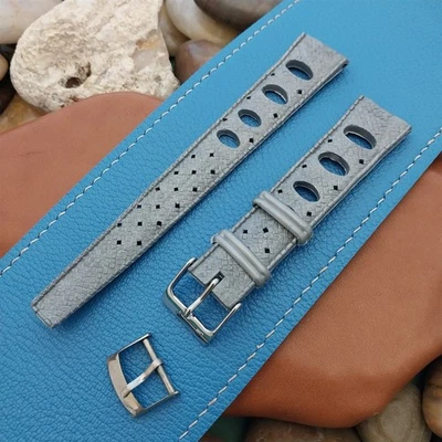 19mm Rally GT Skindiver Gray Tropical Dive Watch 1960s-1970s Unused Watch Band - Photo 1/4