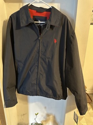 US Polo Assn. Men s Navy Blue Full Zip  Jacket Size XL NWT