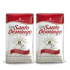 Cafe Santo Domingo Ground Coffee 1 Pound of Grounds Pack of 2