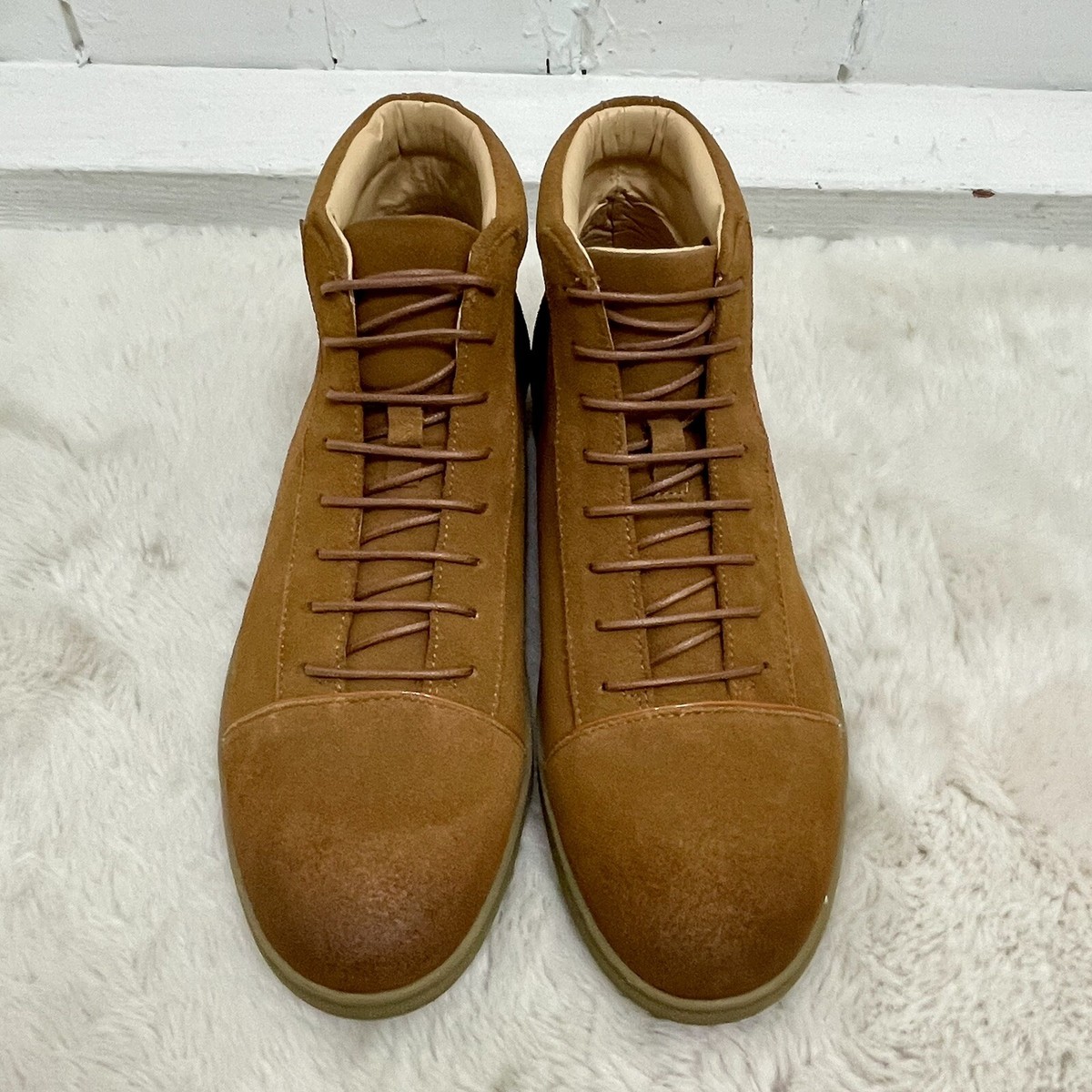English Laundry Aldred Cognac Leather Chukka Boots Size 9  display picture 1
