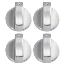 4 Pcs Replacement Stove Knobs Zinc Alloy Electric Range Burner Control Knobs