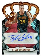 2017-18 Tyler Cavanaugh Crown Royale /199 RC Auto Signed Hawks Refractor CR WFU