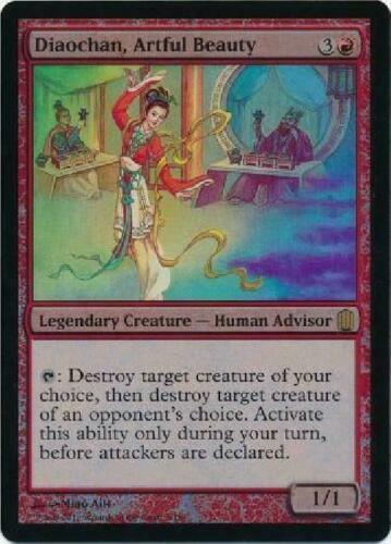 Diaochan, Artful Beauty - Foil Commander's Arsenal MTG NM L4