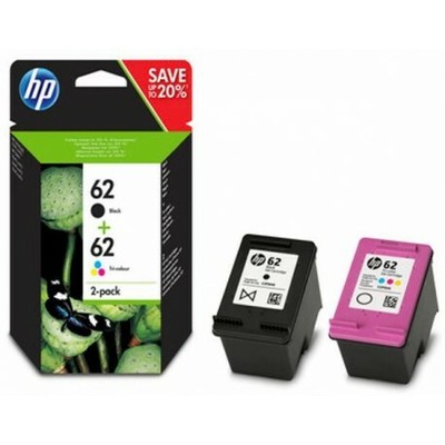 HP 62 Multipack - PACK 1 CARTOUCHE NOIR + 1 CARTOUCHE 3 ...
