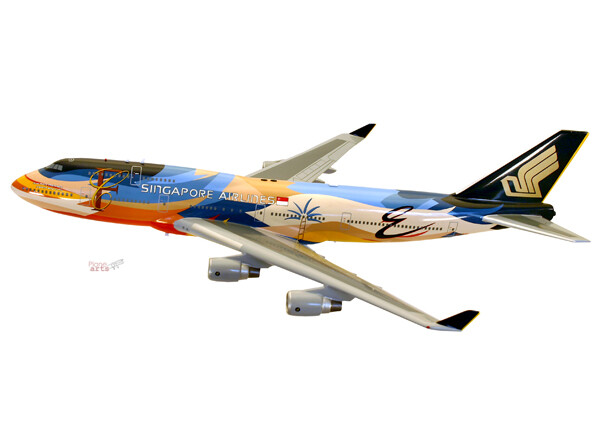 レア物！！SINGAPORE AIRLINE BOEING747-400模型 Singapore Airlines 