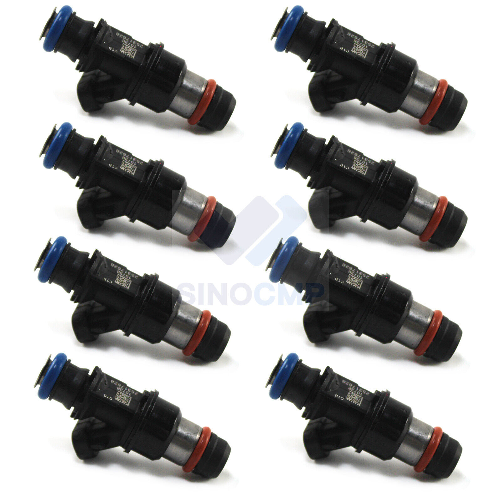 8x 17113698 Fuel Injector 1711553 FJ315 For Delphi Chevy Savana 1500
