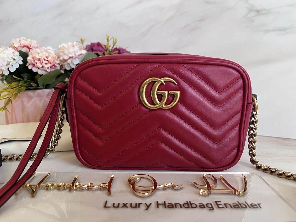 Gucci red small purse sale