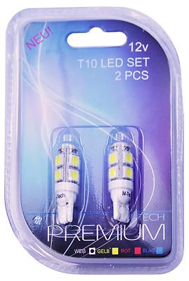 Lot De 2 Ampoules LED T10 W5W Blanc - SMD 3528, CANBUS, Compatible Opel Corsa C - Neuf