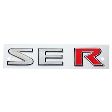 Nissan Sentra Altima Rear Trunk Se-r Chrome Nameplate Emblem Badge Oem New
