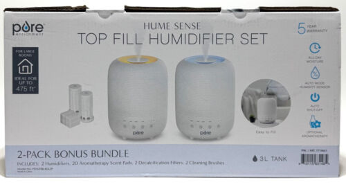 Pure Enrichment Easy-Fill Humidifier w/ 10 Optional Aromatherapy Pads OP- 2 Pack - Picture 5 of 10