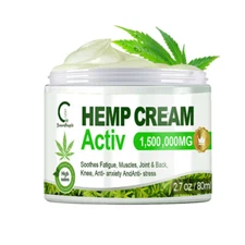 Hemp Pain Relief Cream For Pain Relief Cream Knees,Back,Joints,Muscle,Arthritis