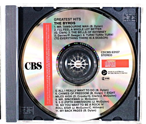 The Byrds - Greatest Hits (CD 1987) - Picture 2 of 3