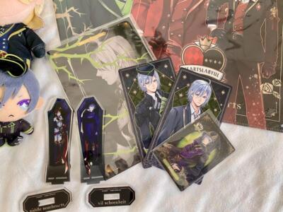 Twisted Wonderland Riddle Vil Silver Merch Set Collector's