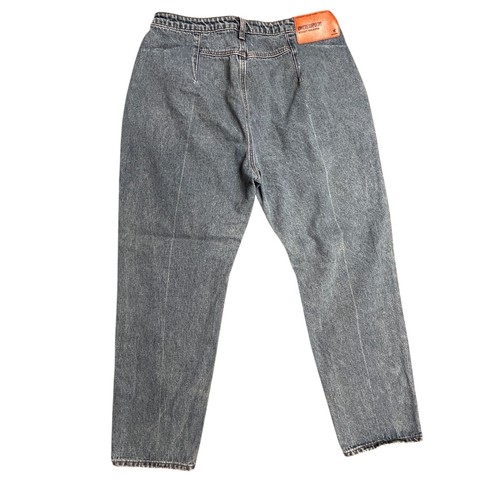 One Teaspoon Women's Streetwalker 80s Jeans Size 32 High Waist Grey - Picture 9 of 13