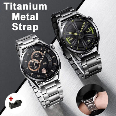 Titan Metall Armband Für Huami Amazfit GTR 4 3 2 42 47mm GTS 2 3 Pro 4 Mini BIP