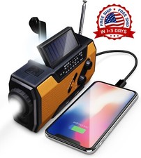 Radio de alerta meteorol gica AM/FM/SW NOAA de emergencia con energ a solar