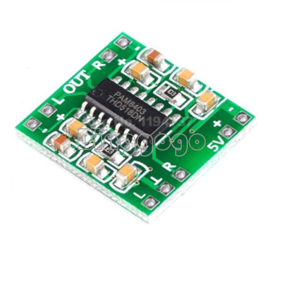 5PCS DC 5V 2 Channel 3W Digital Power PAM8403 Class D Audio Amplifier Board USB