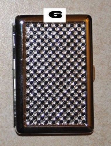 one Nulite Jewel Metal Rhinestone Cigarette Case/Money/Card Holder( Random one) - Picture 6 of 9