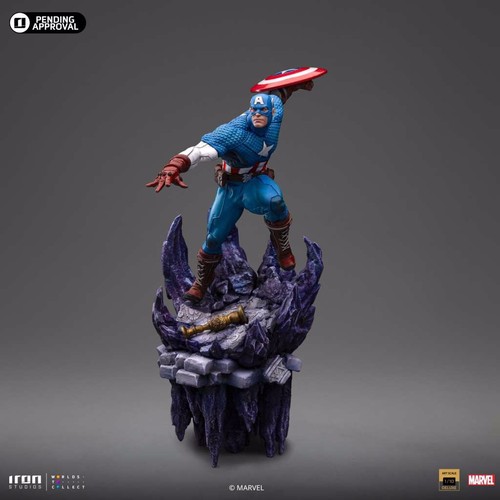 INFINITY GAUNTLET CAPTAIN AMERICA IRON STUDIOS - 1/10 DELUXE STATUE MARVEL - Foto 2 di 11