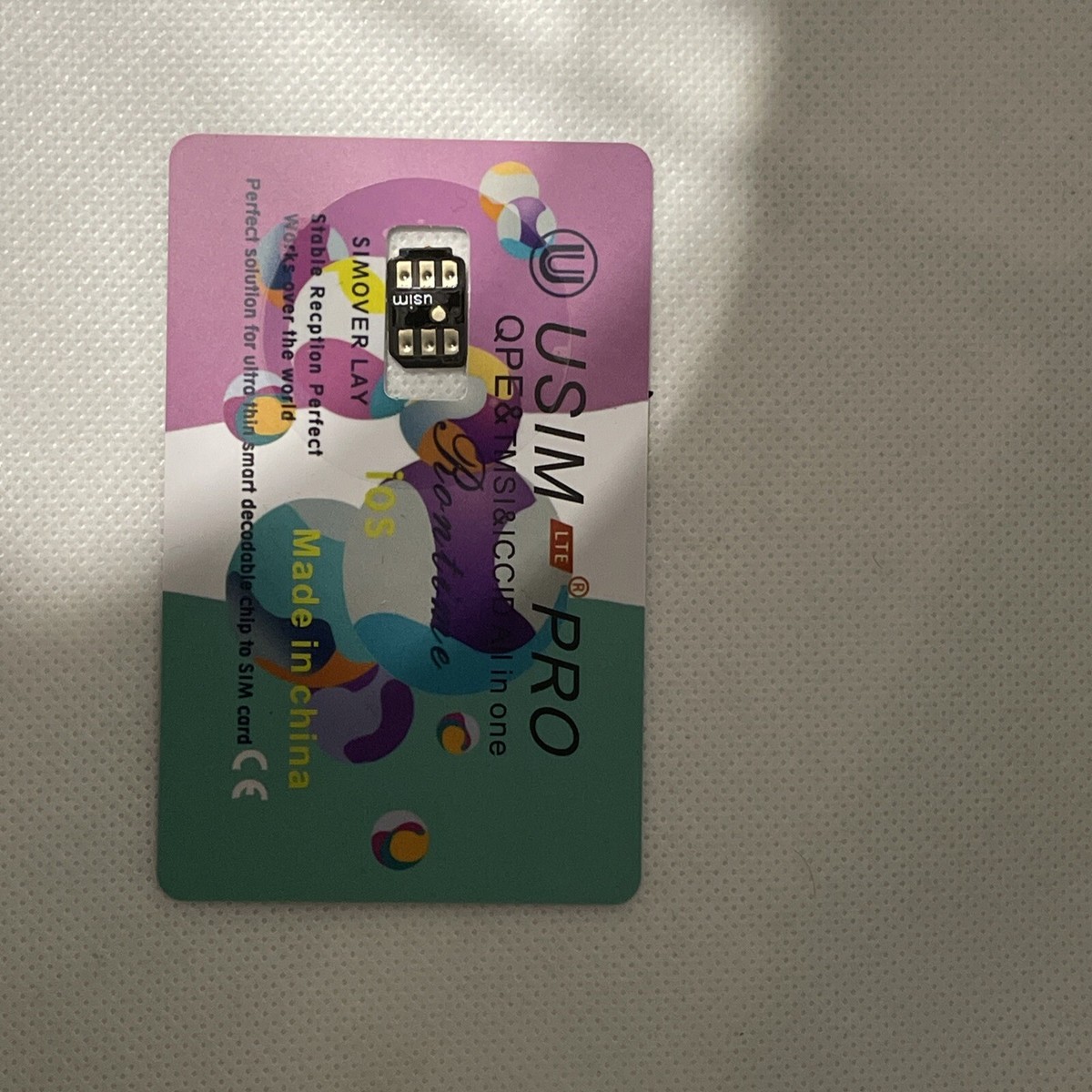 iPhone 良番SIM R-SIM12 LTE 4G Nano Unlock Card for iPhone X/8/7/6/5 IOS11.x RSIM