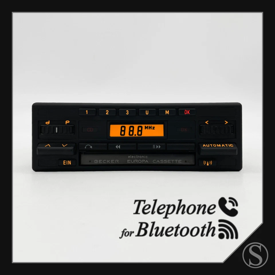 Becker Europa Cassette electronic 730 Radio für Bluetooth Mercedes W124 R107 SL