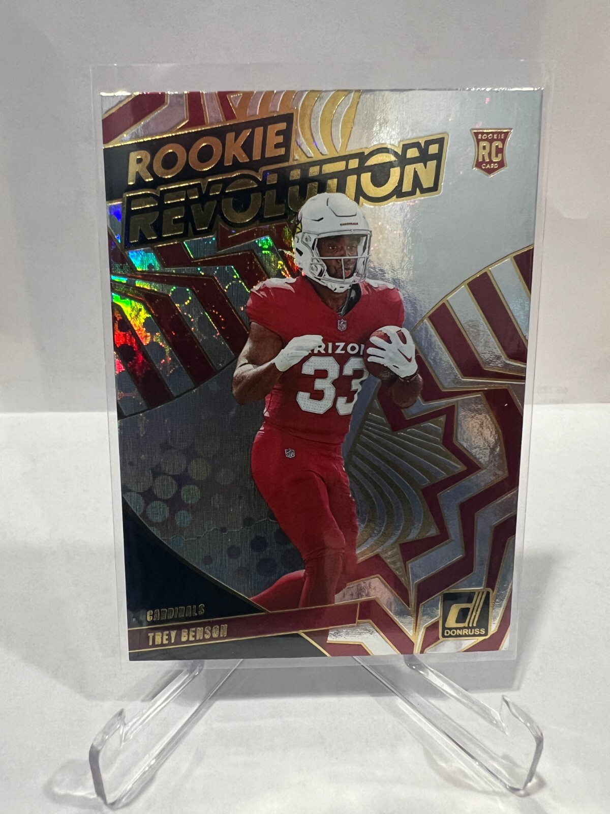 2024 Donruss Trey Benson Rookie Revolution RC #15 Cardinals
