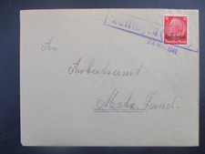 (X116) LOTHRINGEN - Brief mit Ortsstempel / Notstempel L&Uuml;TTINGEN