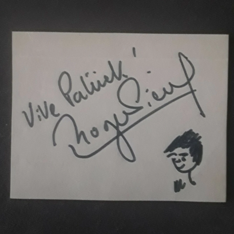 ROGER PIERRE * DÉDICACE * AUTOGRAPHE AUTHENTIQUE * ACTEUR COMIQUE - Photo 1/1