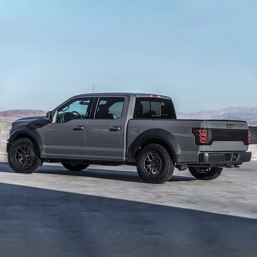 ALL Black Headlights+VLAND LED Tail Lights For Ford F150 18-20 w/Aniamation Sets - Picture 19 of 19
