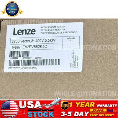 Fast ship Lenze INVERTER E82EV552K4C040 E82EV552-4C040 new