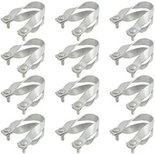 Purlin Clamp / Cross Connector for Greenhouse 1 5/8" x 1 3/8" 12 Sets