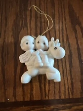 Vintage Precious Moment 529206 -1994 OUR FIRST CHRISTMAS TOGETHER Deer Ornament