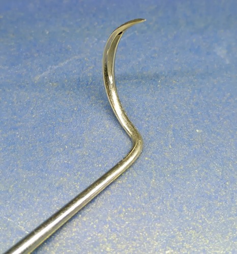 Vintage 1940s Military Medical Ligation Needle - B.M. CHIRON - Picture 5 of 9