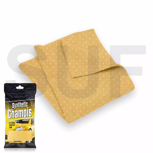 Sinoflac Synthetic Chamois Drying Towel – Small Size, Great For Car, Glass, Or Furniture