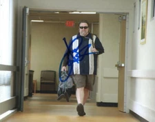 JOHN GOODMAN SIGNED 8X10 PHOTO THE BIG LEBOWSKI FLIGHT AUTHENTIC AUTOGRAPH COA 