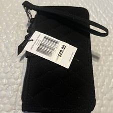 Vera Bradley RFID SMARTPHONE WRISTLET Classic Black 26325-081 NEW w/ TAG