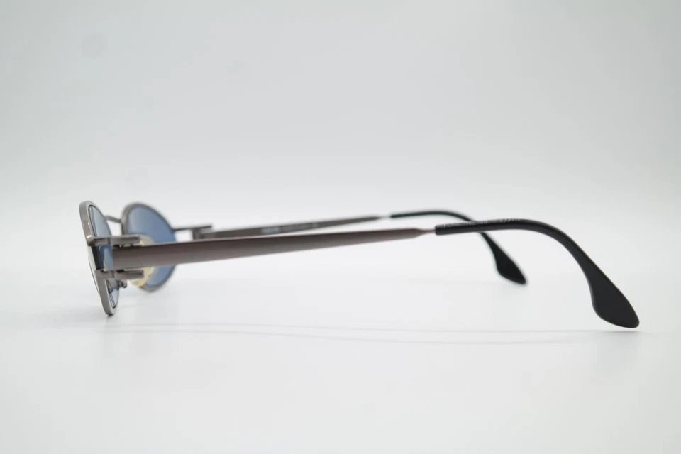 Vintage Dolce Vita DVS-26 silver red oval sunglasses eyewear NOS - Image 2 of 4