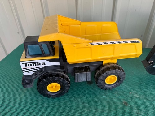 Vintage Tonka Metal Tractor Crawler Excavator Backhoe - Dump Truck - Bulldozer - Picture 5 of 22