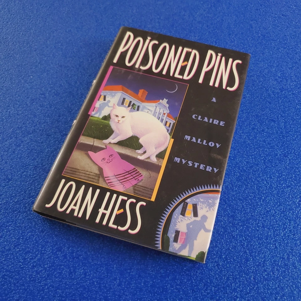 POISONED PINS: A CLAIRE MALLOY MYSTERY HARDCOVER CAT MYSTERY STORY SHIPS FREE - Image 3 of 4