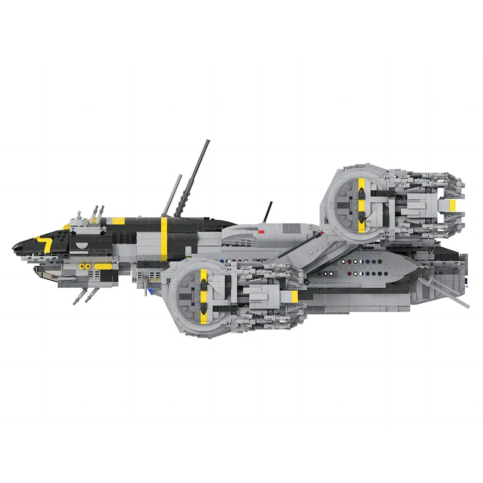 YOUFOY 1:250 Scientific Exploratory Spaceship with Interior 9337 Pieces MOC - Image 3 of 4