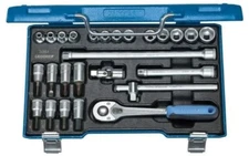 Gedore 6139750 1/2" Socket set 10-30mm, 27 pieces (19 IMU-10) - NEW