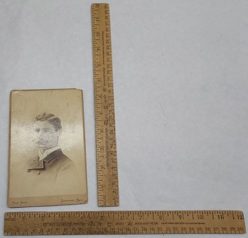 MAN - Cabinet Card - PACH BRO'S, photographer, CAMBRIDGE, MASS. - listing # 6361 - Picture 6 of 10