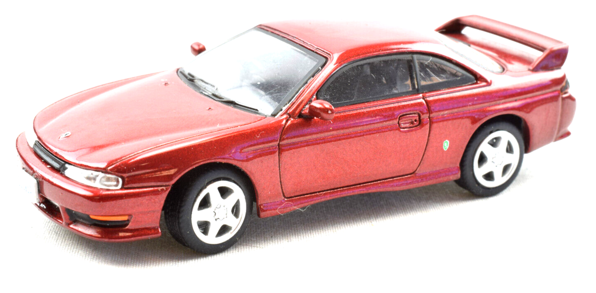 BM Creations x Diecast Masters 1996 Nissan Silvia S14 - Red - RHD