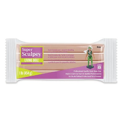 Sculpey Super Sculpey 1lb/454g Living Doll (beige)