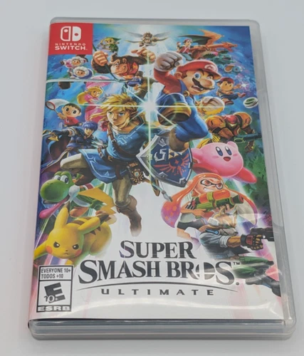 Super Smash Bros Ultimate Switch (Case & Cartridge) Barely every Played EUC