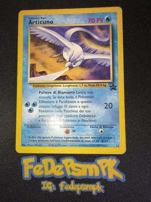 Pokemon Articuno 22 | Wizards Black Star Promo Film Vintage | A16