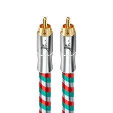 Cavo Subwoofer RCA OCC Alta Qualità Audiofilo, Cavo Coassiale Audio Digitale RCA